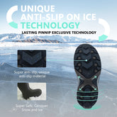 Snow Conquer series PU boots feature unique Anti-Slip on Ice technology